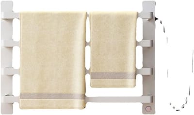 Elektrisch Handdoekenrek - Verwarmde Handdoekhouder - Badkamer Comfort - Constante Temperatuur - 60x45cm - Wit