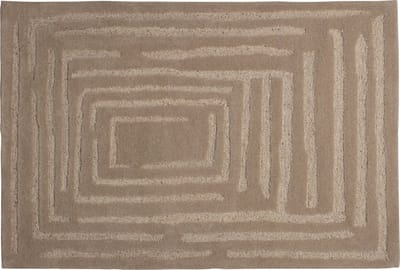WOOOD Alicia vloerkleed - Wol - Zand - 170x240