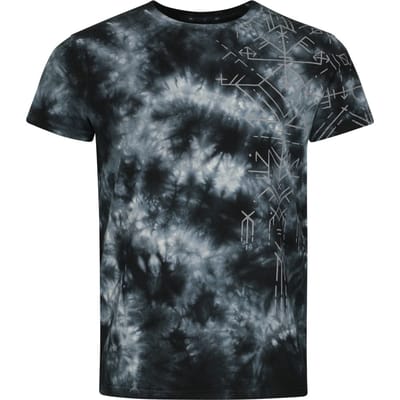 Black Premium by EMP T-shirt - Batik T-Shirt with Runes - M tot XL - voor Mannen - zwart
