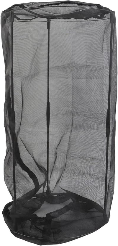 Tuingaas Plantenbescherming - Beschermhoes Planten - Bescherm Groenten Bloemen - Ademend Polyester Gaas - 19-26 cm Potten - Zwart