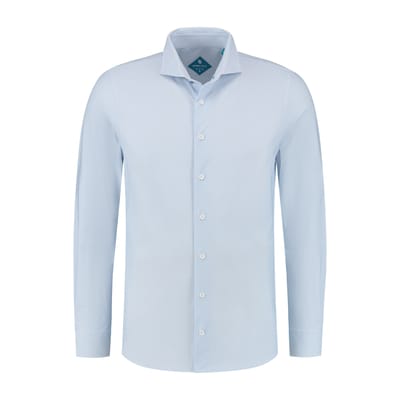 District Indigo Overhemd Performance Print L Blue (7.21.025.750 - 318)
