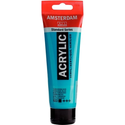 Amsterdam Standard Series Acrylverf Tube 120 ml Turkooisblauw 522