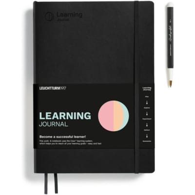 Leuchtturm1917 learning journal composition b5 flexcover zwart