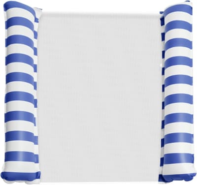 Waterhangmat - Drijvend bed - Ontspannen zwemmen - Hoge draagkracht - 130 x 132 cm - Donkerblauw