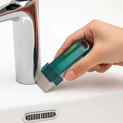 Reinigingsborstel Gum I Eraser I Voor Badkamertegels, Wasbak, Kraan Etc. I Vlekken, Kalk & Roest Verwijderen I Schoonmaakbenodigdheden