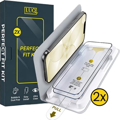 Screenprotector - Geschikt voor Apple iPhone 17e - 2 Stuks - Met Installatietray - Perfect Fit Kit - Gehard Glas - Geen Luchtbellen - Beschermglas - Tempered Glass - Screen Protector - Nauwkeurige Plaatsing