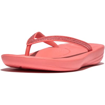 FitFlop Iqushion Sparkle TPU Dames Slippers - Zwart