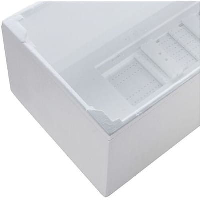 Mauersberger Styrofoam bath support for bathtub Ceraria 170 x 75 cm with straight front 5531017002