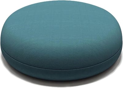 Rond Zitkussen - Stoelkussen - Buiten Zitten - Wasbaar Lichtbestendig - 50 cm - Blauw Groen