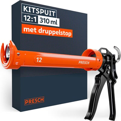 Kitspuit - Kitpistool Voegenspuit - Strakke Voegen - 360 Graden Draaibaar - 12:1 Overbrenging - Oranje