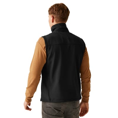 Regatta Flux Softshell Bodywarmer voor volwassenen (Allemaal zwart)