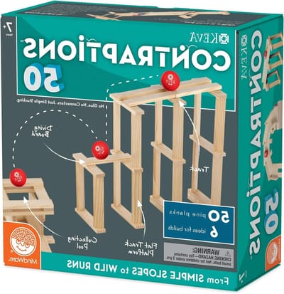 Constructie Speelset - Houten Planken - Creatief Bouwen - Geen Lijm Nodig - 50 Delen - Beige