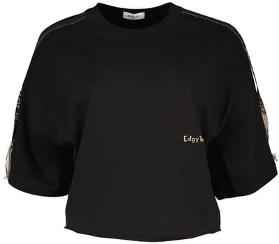 Replay W3798p.000.23608p T-shirt Met Korte Mouwen Zwart L Vrouw