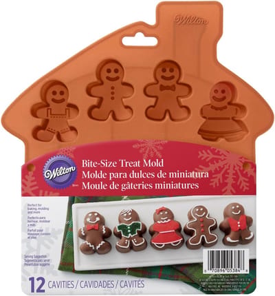 Siliconen Bakvorm Peperkoekmannetjes voor Kerst en Feestjes