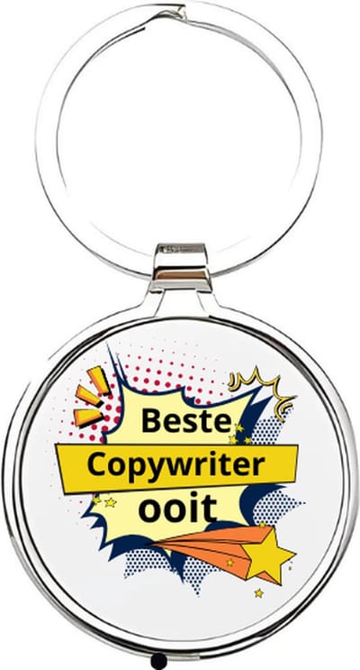Akyol - de beste copywriter ooit Sleutelhanger - Werk - de beste copywriter - copywriter - schrijver - schrijver van teksten - tekstschrijver - reclametekst - reclametekstschrijver - collega - auteur - columnist - dichter - 4 x 7,5 CM