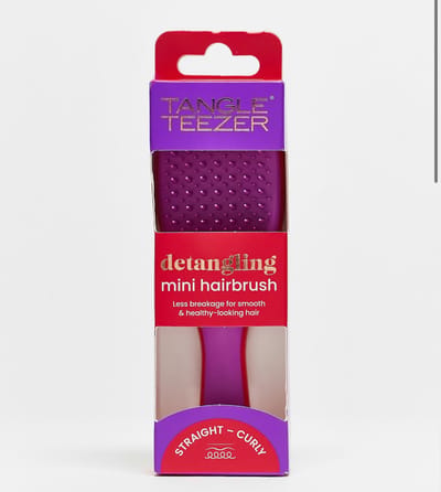 Tangle Teezer detangling hairbrush - Wet and Dry - The Ultimate Detangler Mini - pocket formaat