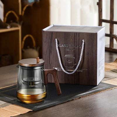 Transparante Glazen Theepot met Thee Zeef 800ml Glas Hittebestendige Theepot Kantoor Thuis Theezetapparaat Glazen Bloemen Theepotten
