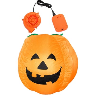 Opblaasbaar Grappig Schattig Cosplay Optreden Festival Feest Halloween Pompoen Kostuum Kleding orange