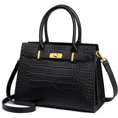 Een high-end Moederdagcadeau voor mama: Een handtas met grote capaciteit voor vrouwen van middelbare leeftijd black