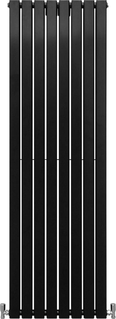 Design radiator - mat zwart - 1800x560 mm - incl. montagekit & borstel