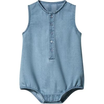 LUPILU Baby romper (Blauw, 62/68)