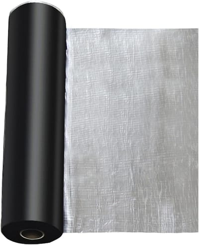 Reparatietape voor daken - Bitumentape Aluminiumfolie - Lekkages Dichten - UV Bestendig Vochtwerend - 0.3x6m - Aluminiumkleurig