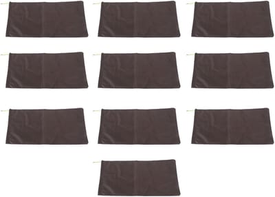 Dailygoods- Zandzakken Herbruikbaar 10 Stuks - Zandloze Zandzakken - Overstromingspreventie - Waterkeringen - 420D Polyester - 25x50cm - Overstromingsbarrière