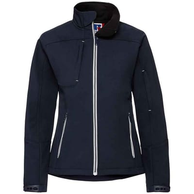 Russell Dames/Dames Bionic Zachte Shell Jas (Franse marine)