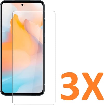Screenprotector Glas - Tempered Glass Screen Protector Geschikt voor: Nokia X30 - 3x