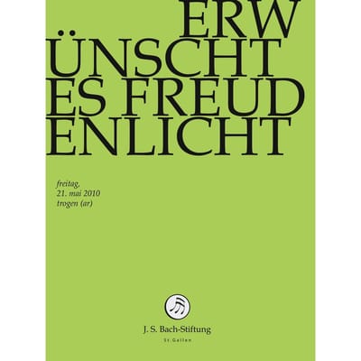 Chor & Orchester Der J.S. Bach-Stiftung, Rudolf Lutz - J.S. Bach: Erwunschtes Freudenlicht Bwv1 (DVD)