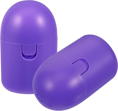 Opbergdoos Menstruatiecup - Reishouder Organizer - Hygiënisch Opbergen - Compact Lichtgewicht - 8.5 x 5 x 5 cm - Paars