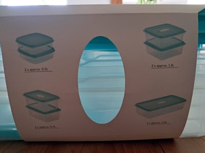 Ernesto Magnetrondozen - 7 stuks - 4 maten - Magnetronsluiting en handige datumweergave - Tempratuurbestendig - Geschikt voor de vaatwasmachine