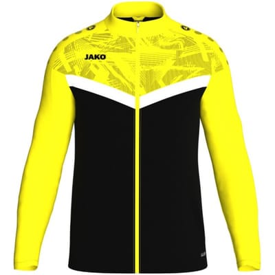 Jako Iconic Polyestervest Kinderen - Zwart / Zachtgeel | Maat: 116
