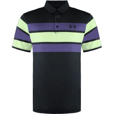 Under Armour Zwart / Paars Heren PlayOff Poloshirt 1327037 041