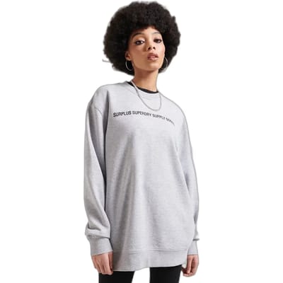 Superdry - Uniseks Energy Surplus sweatshirt met ronde hals - Heren - Truien