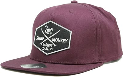 Truckerpet - Platte klep - Snapback / Volwassenen / Eén maat (Bordeauxrood)