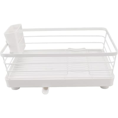 Afwasrekken Modern Grote Capaciteit Roestbestendig Ruimtebesparend Afdruiprek met Afdruipbak voor Large white