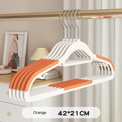 Sporenloos Hang kleding Volwassen Plastic Jas Hangers Antislip Luxe Kleding Jas Hanger Hotel Jas Hanger Nat en droog gebruik white