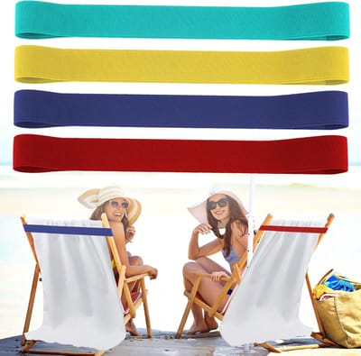 Handige Handdoek Klemmen voor Strandstoelen - 4 Stuks - Perfect voor Cruises, Vakanties en Luggage Tags