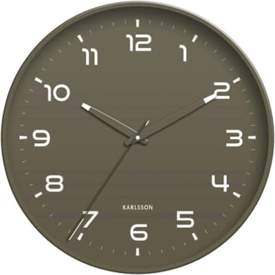 Karlsson wandklok orgullo army green- Ø40cm