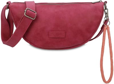 Fritzi aus Preußen Schoudertas Fritzi35N Vintage Crossbody Bag True Berry (rood)paars