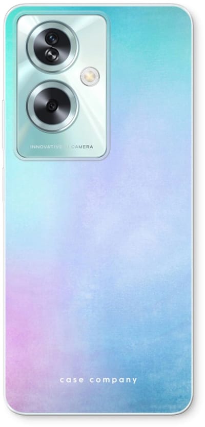 Case Company® - Hoesje geschikt voor Oppo A79 hoesje - Mist pastel - Soft Cover Telefoonhoesje - Bescherming aan alle Kanten en Schermrand