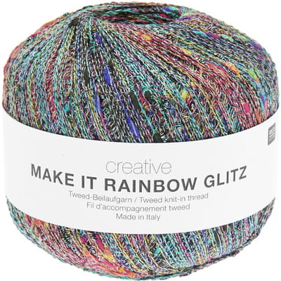 Rico Design Creative "Make It Rainbow Glitz" - Wit