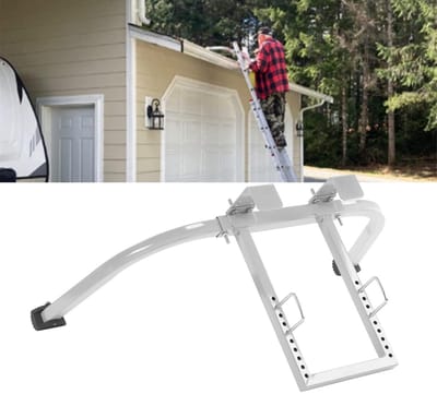 Dailygoods- Trapstabilisator Verstelbaar Design - Stalen Materiaal - Veilige Handgreep - Duurzaam - Betrouwbare Ondersteuning - Geschikt voor Daken en Plafonds - Laddersteun