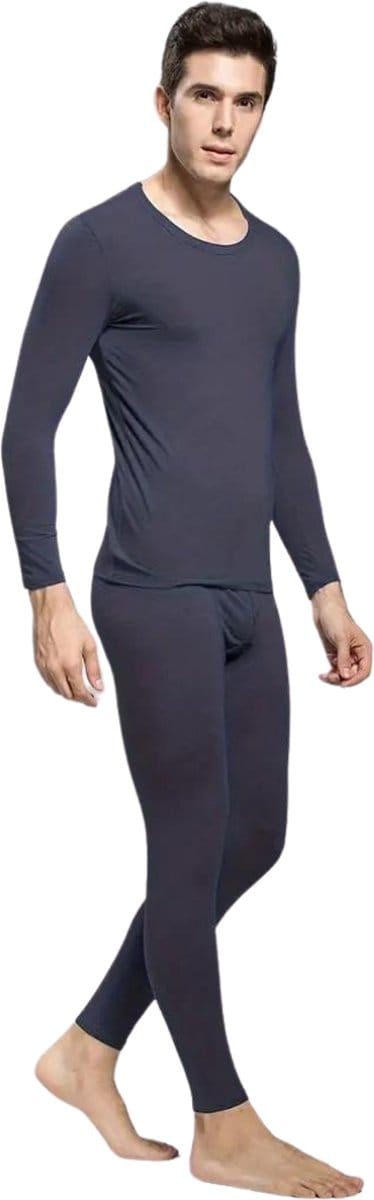 Bovista Thermokleding Heren - Thermobroek - Thermoset - Thermolegging - Winter - Thermoshirt - Donkergrijs - XXL