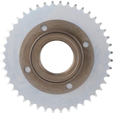 SnelShoppen - 78mm OD 4-Hole Tandloze Flywheel + T8F 44T 54mm Kettingwiel, Vervangingsonderdelen voor 43cc 49cc Mini Pocket Gas Scooter ATV