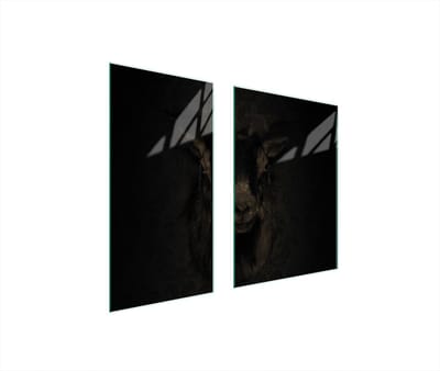 TMK ArtDeko Serie - Snijplank van Gehard Glas - 75x52 cm - Veilig en Veelzijdig