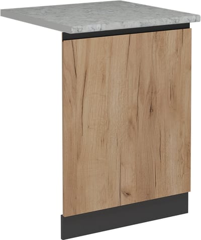 Vicco R-Line Vaatwasserfrontpaneel – 60 cm, WB Marmer Krachtige eik goud