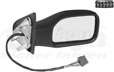 VanWezel 4009808 - Rétroviseur éléctrique complet droit pour Peugeot 106 jusque 06/1996