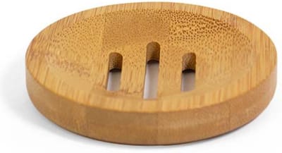 Scoby - Houten Zeephouder - Bamboe Zeepbakje - Zeepplankje & Gastenzeep Houder - Soap Dish - Rond